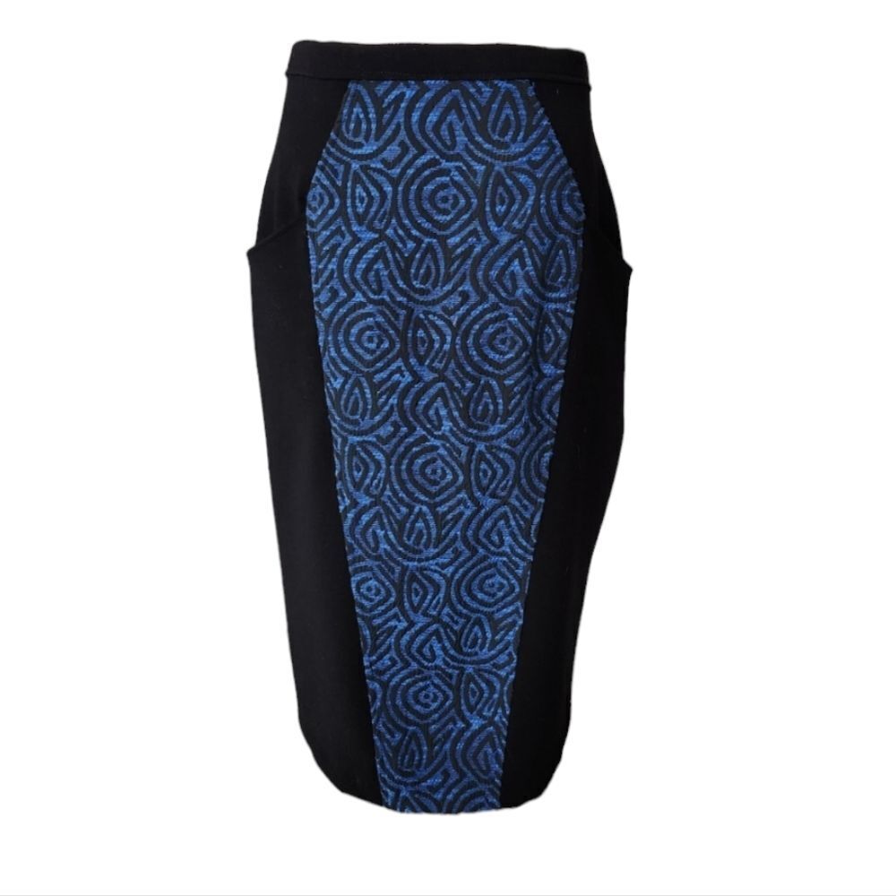 Eva Franco Black and blue skirt - Size 4